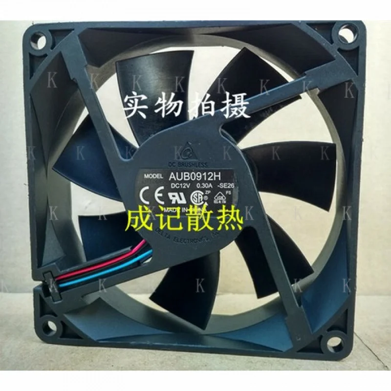 

C 1 шт. для Delta AUB0912H-SE26 12 В 0,30 А 9 см 9225 вентилятор