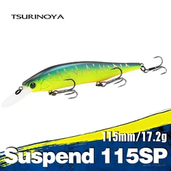 TSURINOYA 115SP Suspending Minnow Jerkbait AURORA 115mm 17.2g Artificial  Weight System Hard Baits Long Casting Wobbler