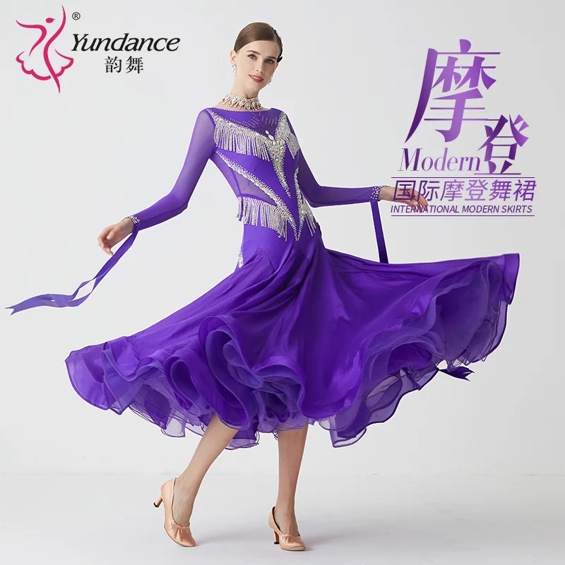 

B-21157 Custom New International Standard Ballroom Dance Dress High Quality Ballroom Dance Dresses for Sale