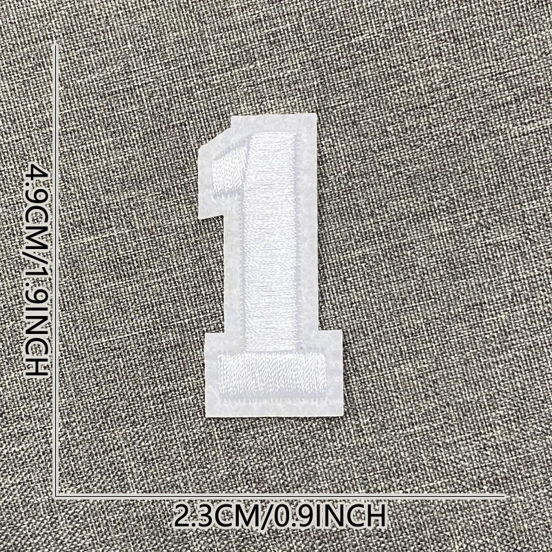 Aufnäher zum Aufbügeln, Buchstaben, weiß, für Kleidung, Parche Bordado, Kinder, zum Nähen, bestickt, Nas Vendki, thermoadhäsiver Designer-Mochila, DIY-Baby – Detail 12