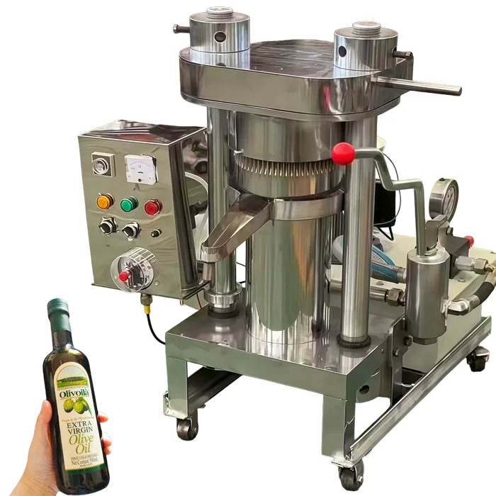 Hydraulic Flaxseed Rapeseed Oil Press Machine Sesame Seed Oil Expeller Machine Walnut Camellia Seeds Oil Mill