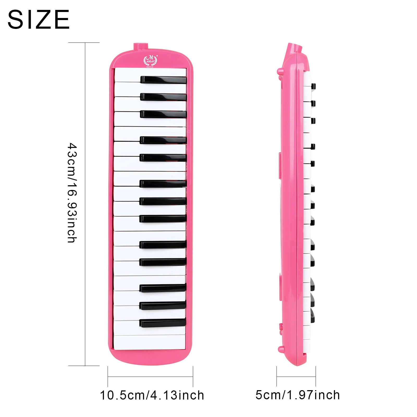 32‑Keys Melodica Eva Air Keyboard Dual‑Color Harmonica with Blow Mouthpiece For Beginners Music Lovers Rhythm Practicing ﻿