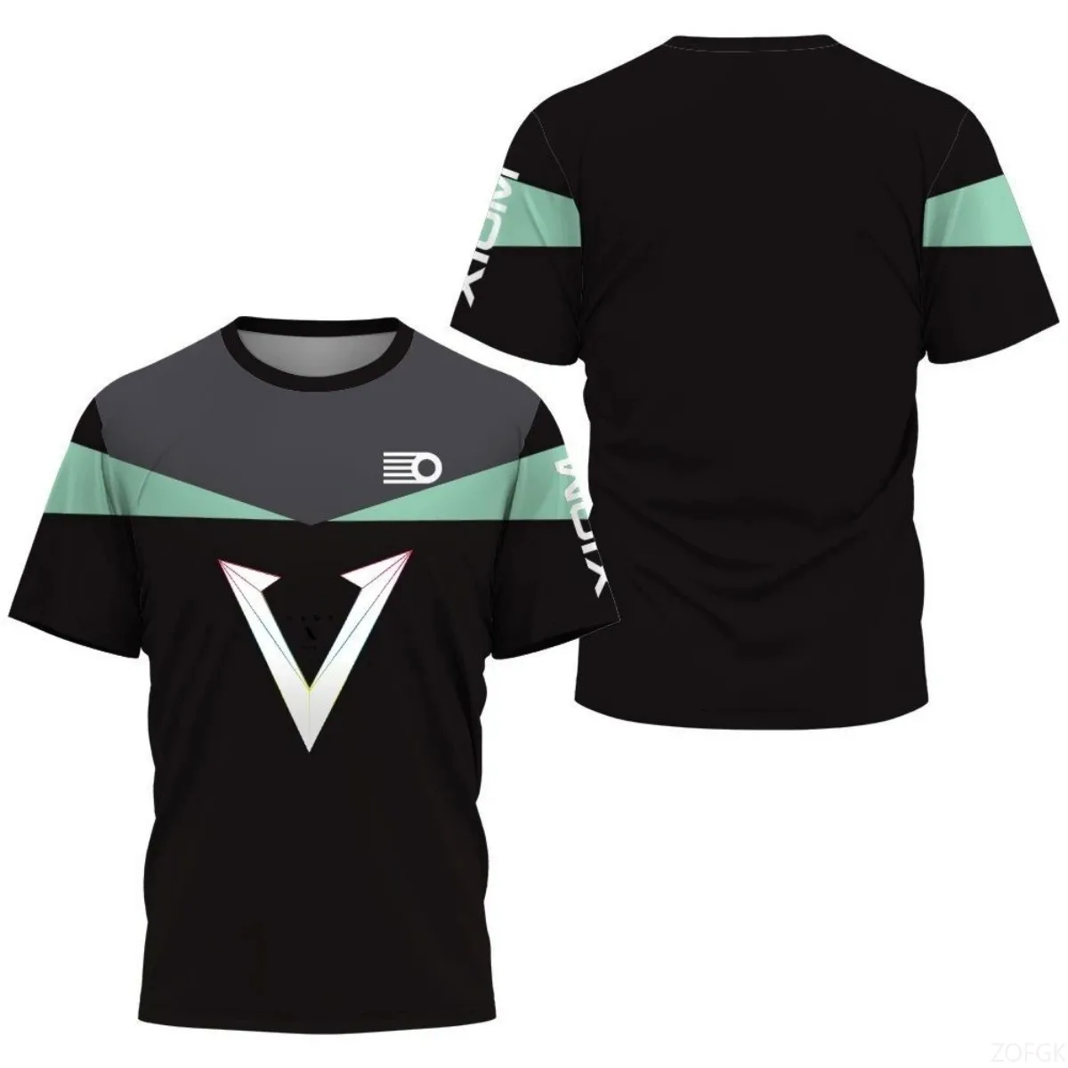 New Men's Table Tennis Breathable and Comfortable Round Neck Letter Printed T-shirt, Tennis and Badminton Outdoor Training Top