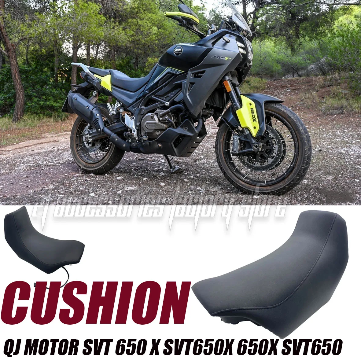 

Suitable for VOGE QJ motorcycle SVT650 X SVT650X 650X original main and co-pilot modified low seat cushion and increased