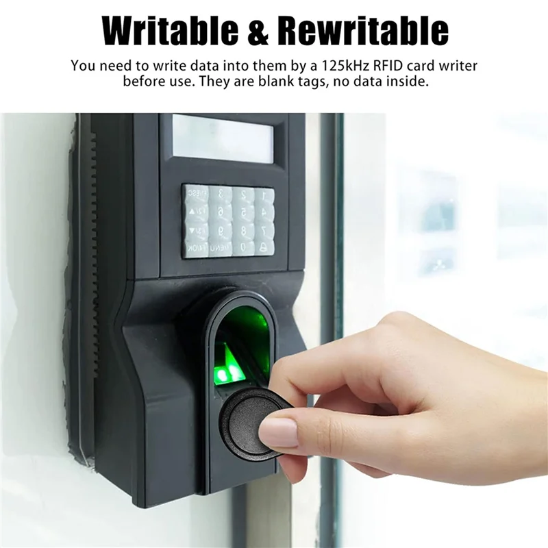 【BRILLIANT 】100 قطعة T5577 قابلة للكتابة 125 كيلو هرتز RFID مفتاح فوب القرب بطاقة الهوية رمز العلامة، 125 كيلو هرتز RFID للكتابة وإعادة الكتابة T5577 فوب #2