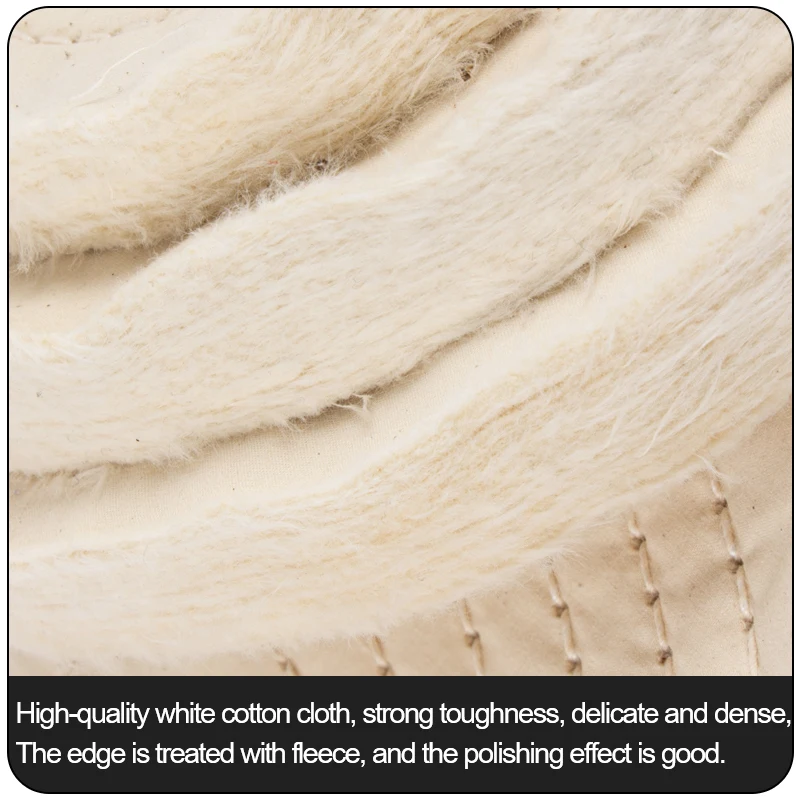 3-10 inch Cotton Lint Cloth Buffing Wheel Grinder For Gold Silver Jewelry Mirror Polishing Wheel Flannelette Tools