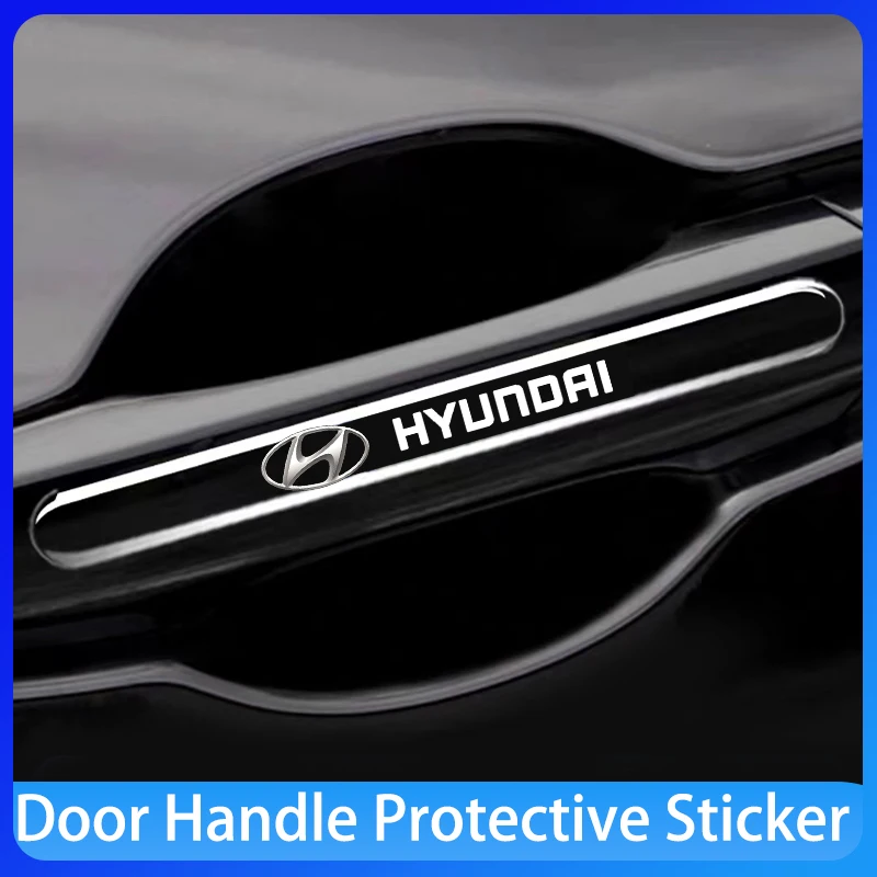 

Car door anti-collision strip door handle protection strip For Hyundai Santa Fe Sonata Solaris Azera Creta I30 Ix25 Tucson IX35
