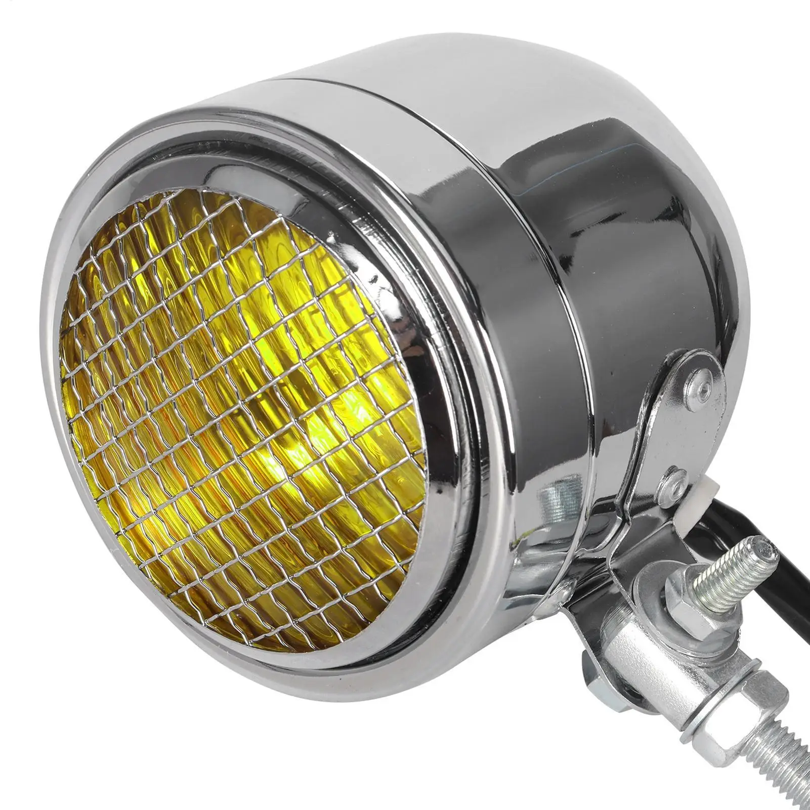 

Motorcycle Driving Lights Alloy Shell High Visibility Lamp Bright Motorcycle Headlight For Bike Riding Night Driving Outdoor