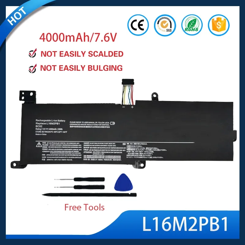 

Аккумулятор для ноутбука L16M2PB1 для Lenovo Ideapad 320 520 130 V320 S145 L17L2PF1 L17M2PB7 L16L2PB2 L16L2PB3 L16C2PB1 L16M2PB3