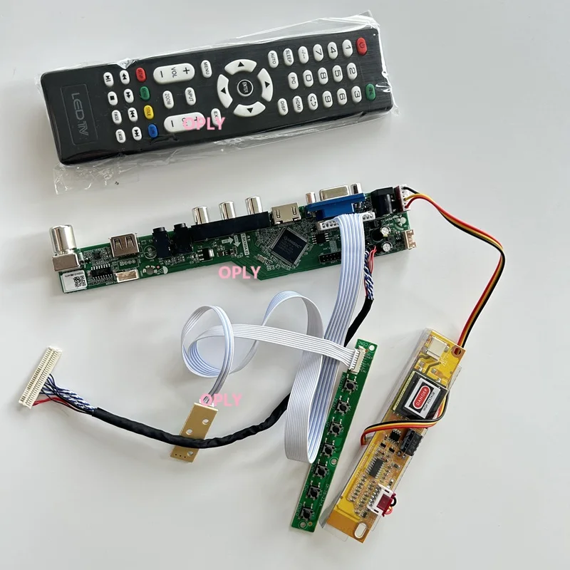 

Комплект платы контроллера телевизора для LP154WX4 LP154WX4-TLD2 15,4 "1280X800 VGA HDMI-совместимая RF USB ЖК-панель AV-экран монитора DIY