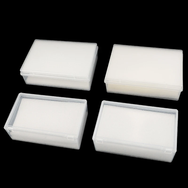 Denture Storage Box Dental Implant Storage Box Plastic Tooth Box With Sponge Teeth Cleaning Tools Dentistry Materials