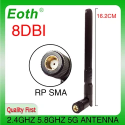 2pcs 2.4G/5.8Ghz Dual band Antenna Gain 8dBi SMA Female wifi Antenne IOT meshtastic network router IEEE huawei wlan FE