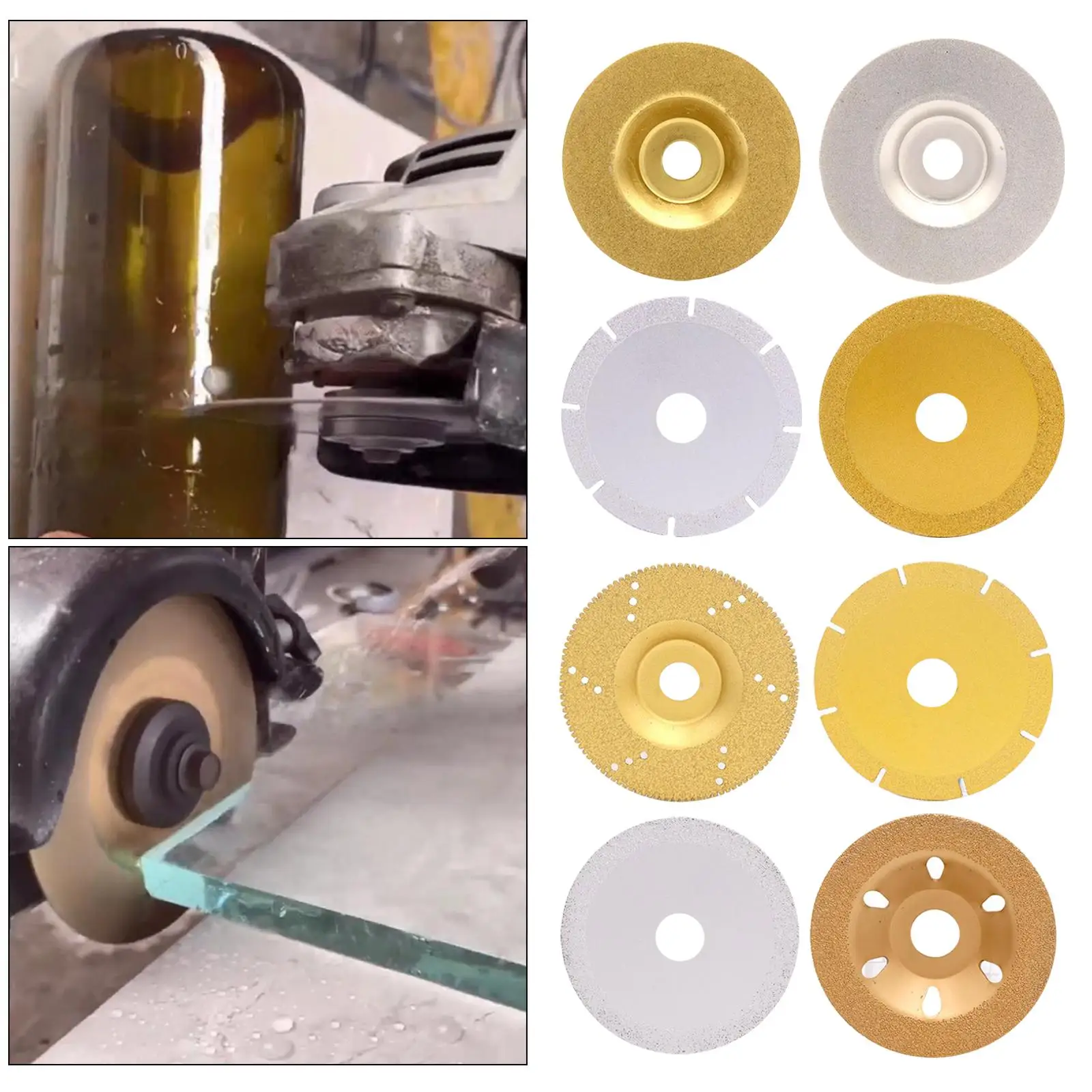 

100mm Grinding Disc Wheel Convex for Coarse Glass Cutting Angle Grinder Accs
