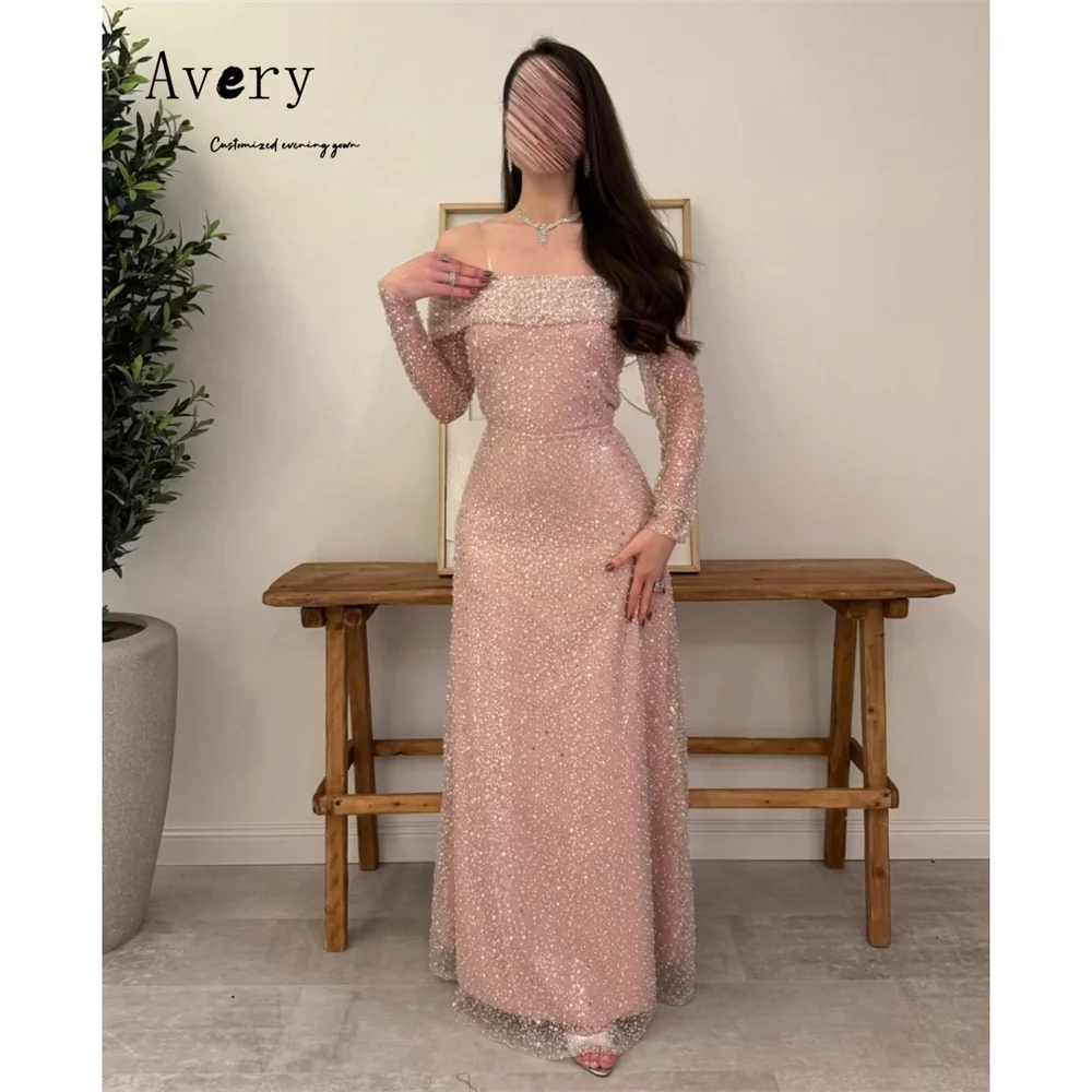 

Avery Customized Fishtail Shiny Fishtail Off-shoulder Prom Dress Elegant Party Evening Dresses 2025 Luxury Women's Ball Gown