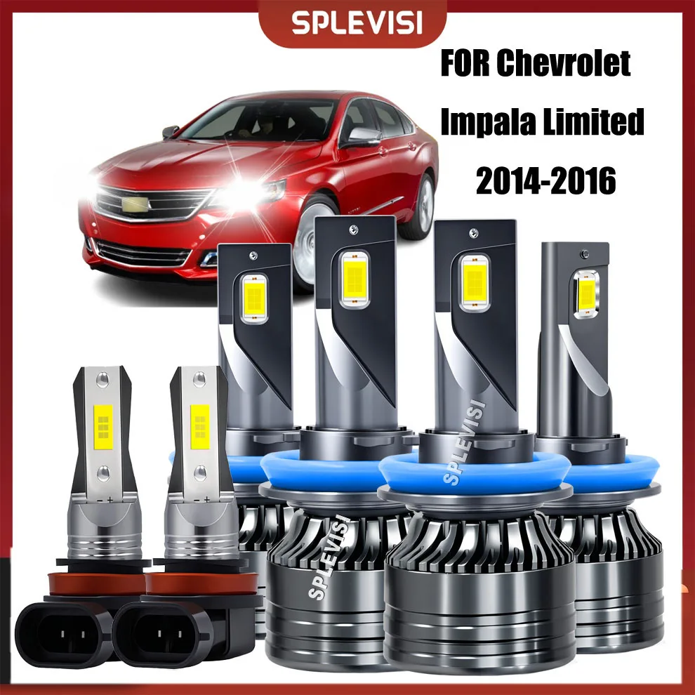 

Car Auto LED Headlights High Low Beam Bulbs 12V Car Fog Lamp Bulbs For Chevrolet Impala Limited 2014 2015 2016