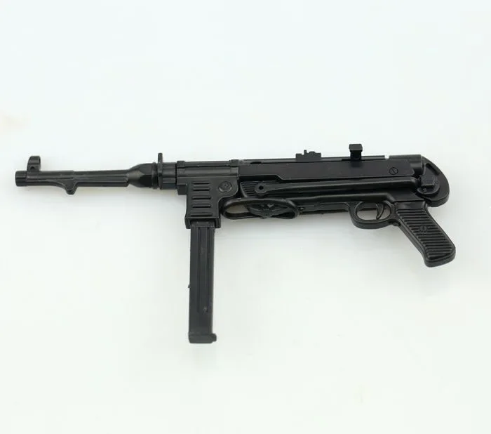 1/6 MP40 Submachine Gun Plastic Assemble WWII Firearm Puzzle Model For 12" Soldiers Military Weapons Building Blocks image 3