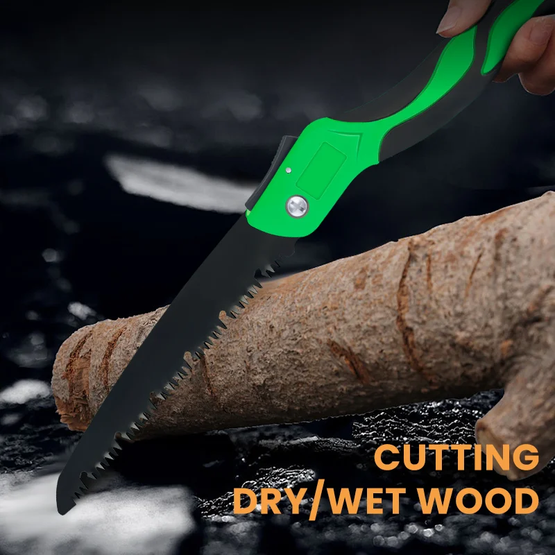 AIRAJ Multifunctional Folding Saw SK7 Steel Sharp and Wear-Resistant Portable Household Manual Woodworking Saw