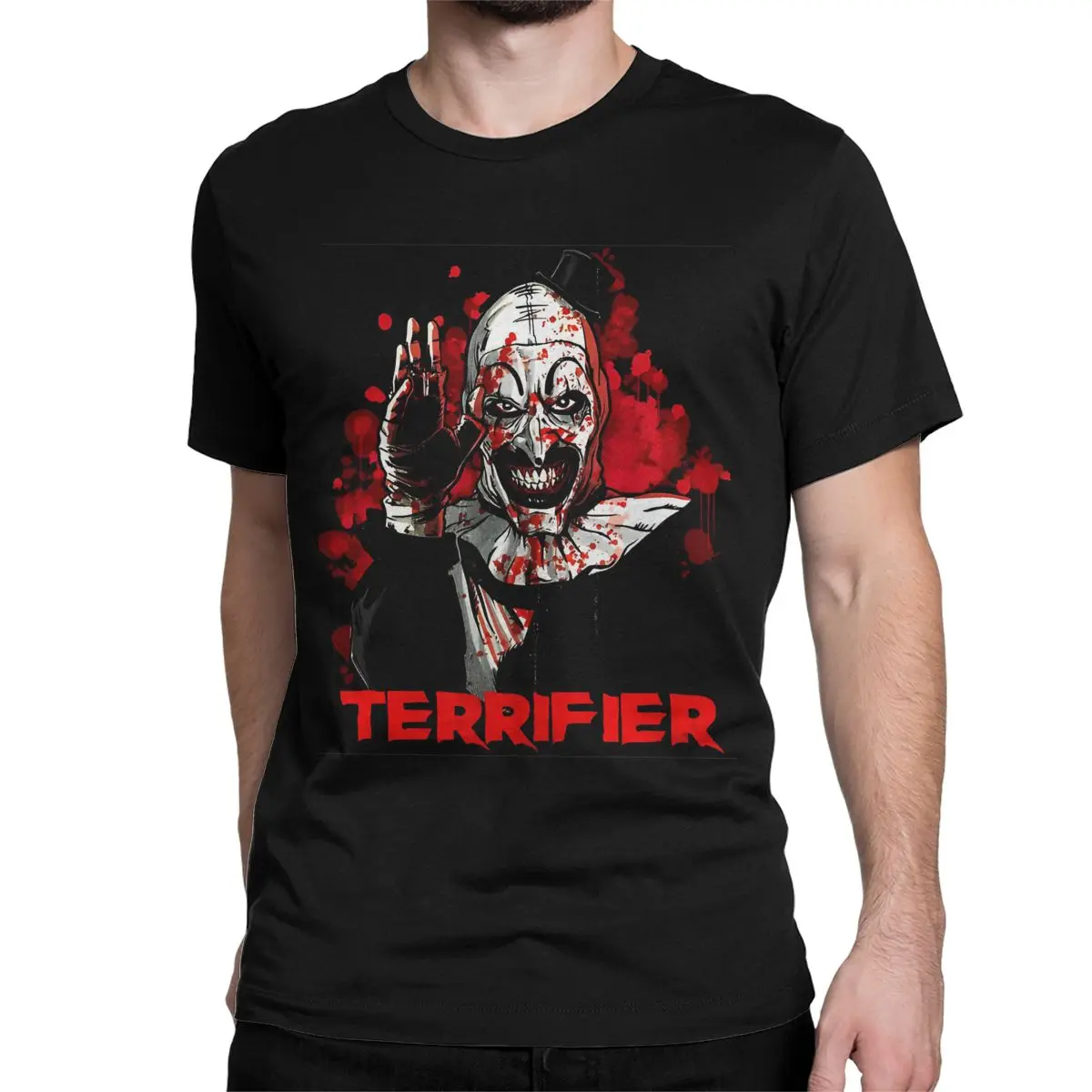 Terrifier 3 Movie Horror Men Women T Shirt Christmas Slasher Film Art Funny Tee Shirt Short Sleeve T-Shirt Pure Cotton Gift Tops