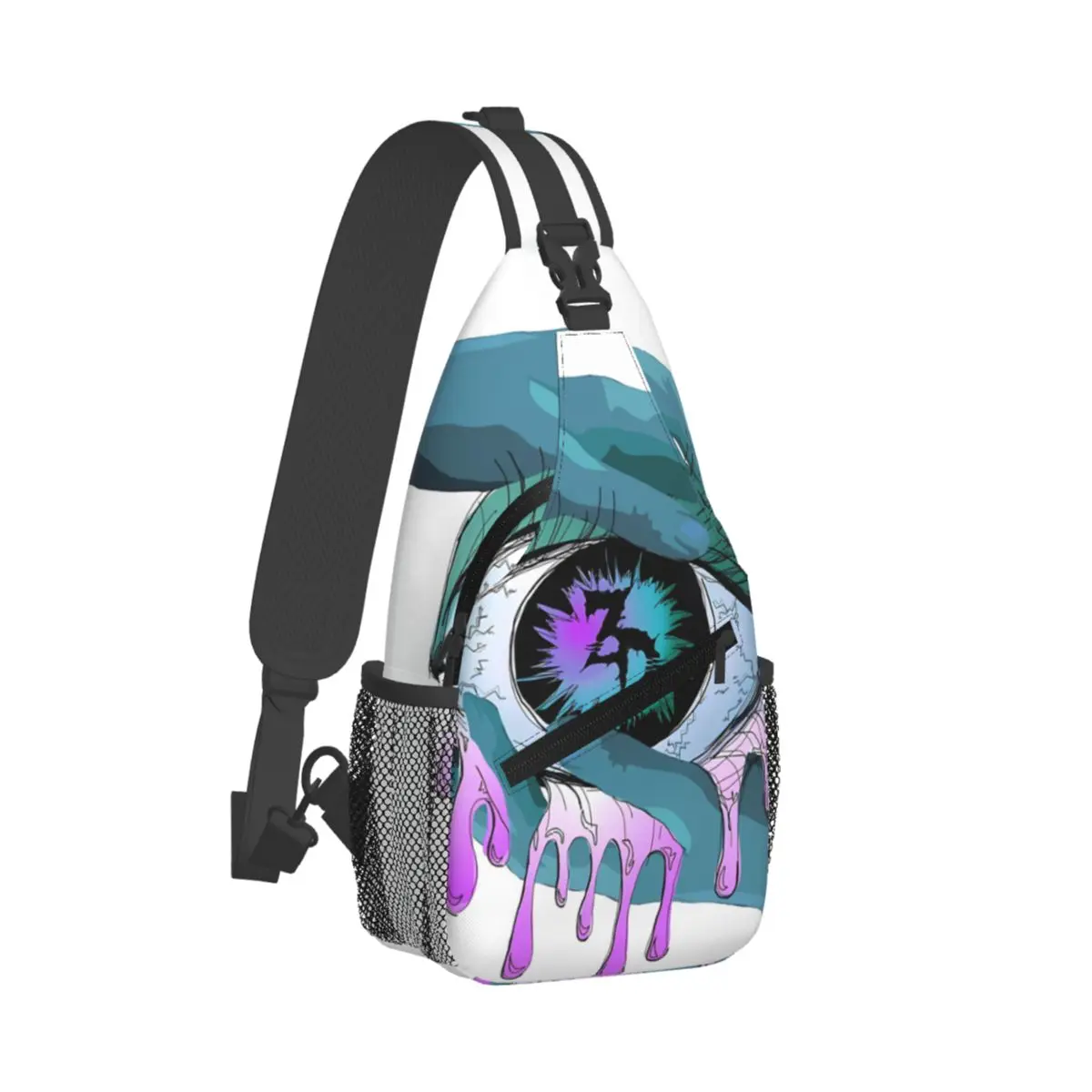 Zeds Dead EDM Eye Chest Bag Personalized Durable Daily Nice gift Customizable