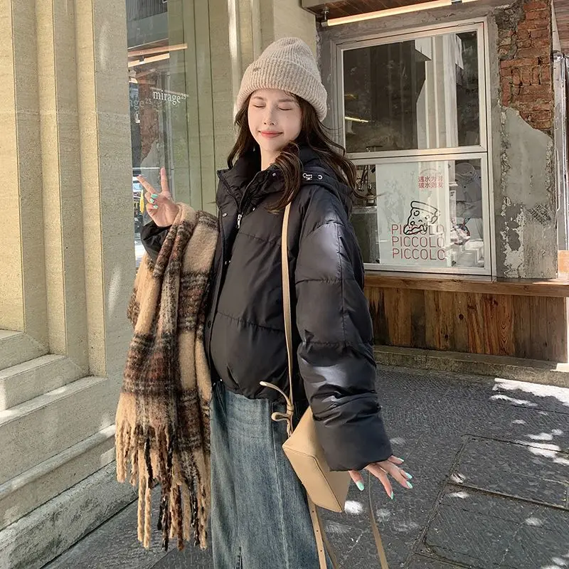 

Puffer Parka Yellow Detail Womens Anti Season Transitional Period Suitable Between Weather Appropriate Changing Climate Perfect