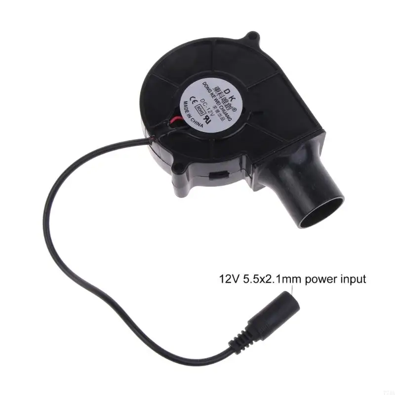 77JA 12V 7530 Cooking Air Blowers BBQ quạt quạt máy thổi động máy thổi hàng không khí đồ động