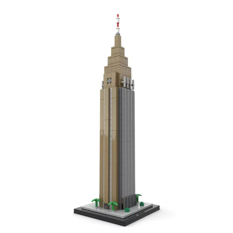 Seria Skyscraper Tokyo Tower model w skali 1:80 485 sztuk małe cząstki MOC pasujące zabawki klocki dekoracje kreatywne holida