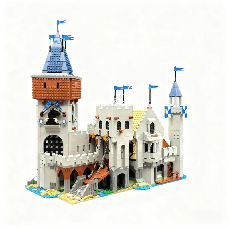 

4783 шт. MOC Don Horseleone, модель замка, строительные блоки, идея, креативный кирпич, архитектура, ремесленные игрушки, сборка рождественских подарков