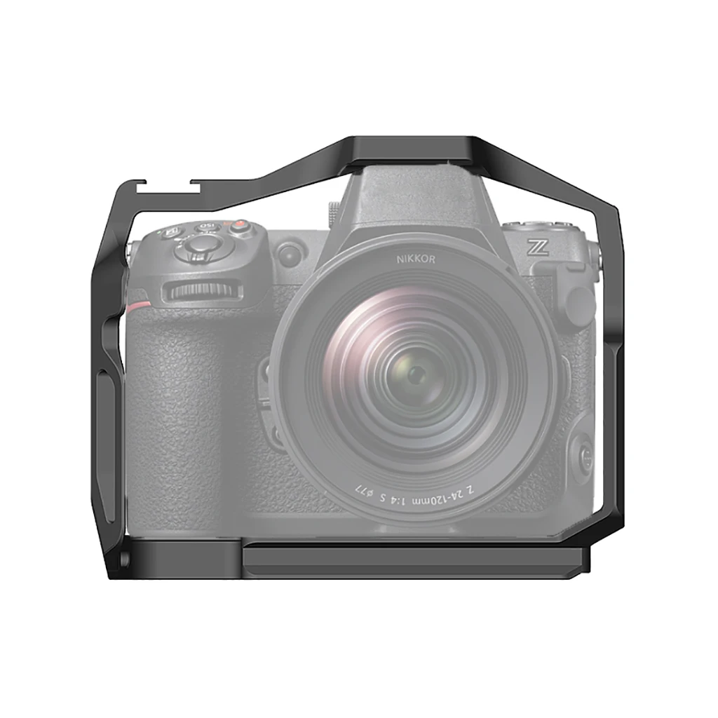 كاميرا كاملة من سبائك الألومنيوم ، قفص فيديو لنيكون 8 مع حامل حذاء بارد ، قفص zway وخيط ، أركا مدمج ، لوحة تحرير سريعة