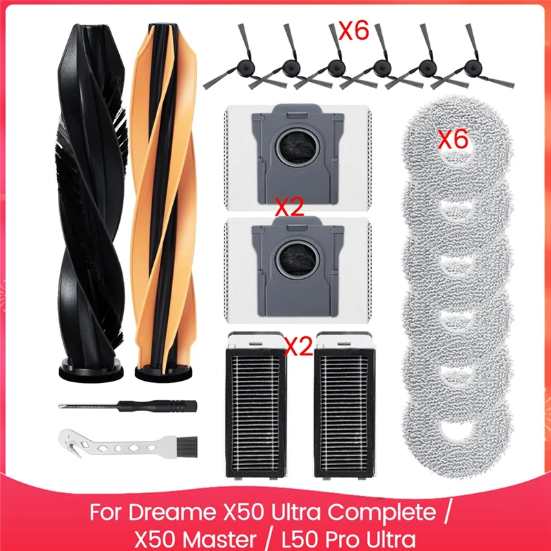 Accessories Fordreame X50 Ultra Complete / X50 Master / L50 Pro Ultra Vacuum Cleaner Replacement Parts-Y48A