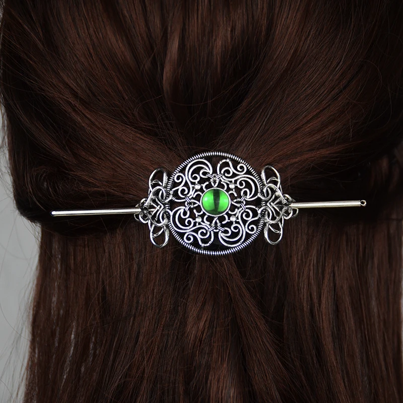 Vintage Goddness Twine Hair Barrette Elvish Woodland Pagan Witch Hair Jewelry for Women