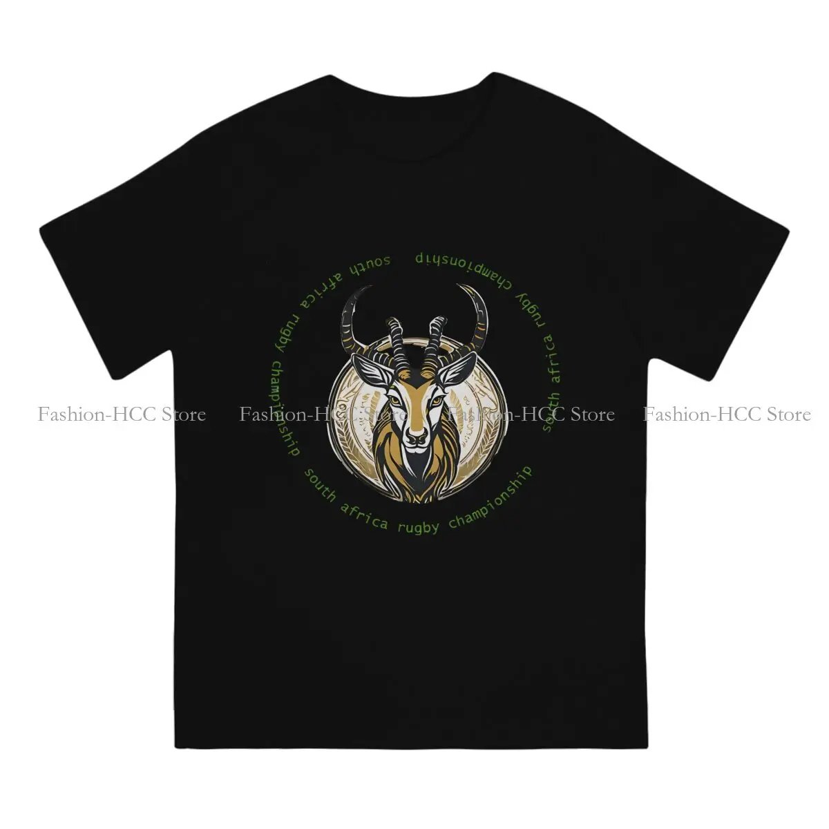 South Afric Springbok Rugby Championship Tshirt Graphic Men Tops Vintage Grunge Summer Polyester  Short Sleeve Harajuku T Shirt