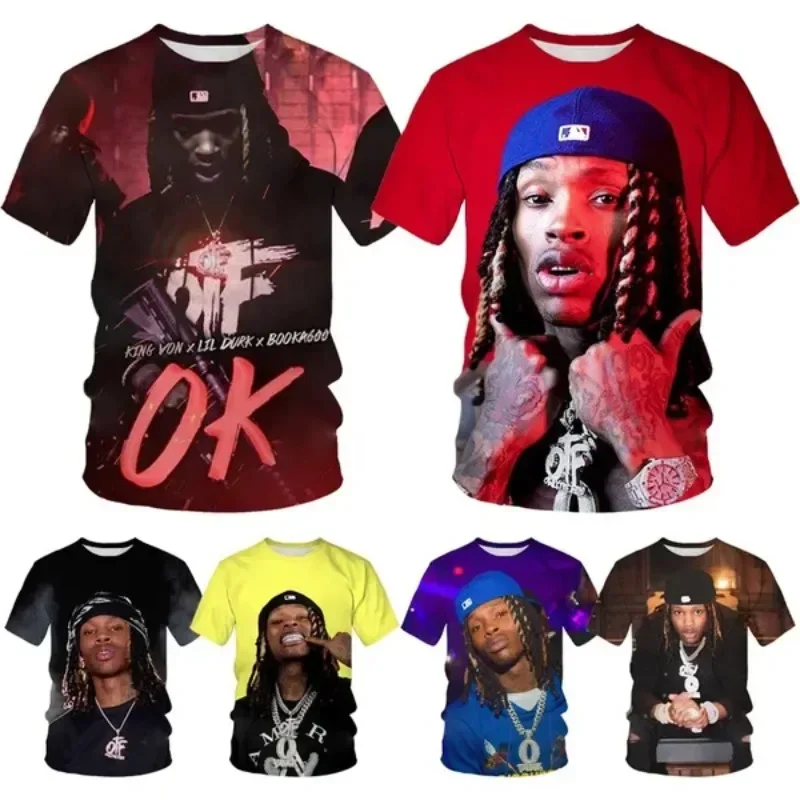 

Fugees 3D Print Quick Dry Breathable Sport Male Hip Hop Rapper King Von Plussize Hip Hop Cool Harajuku Street Onlyfans Clothes