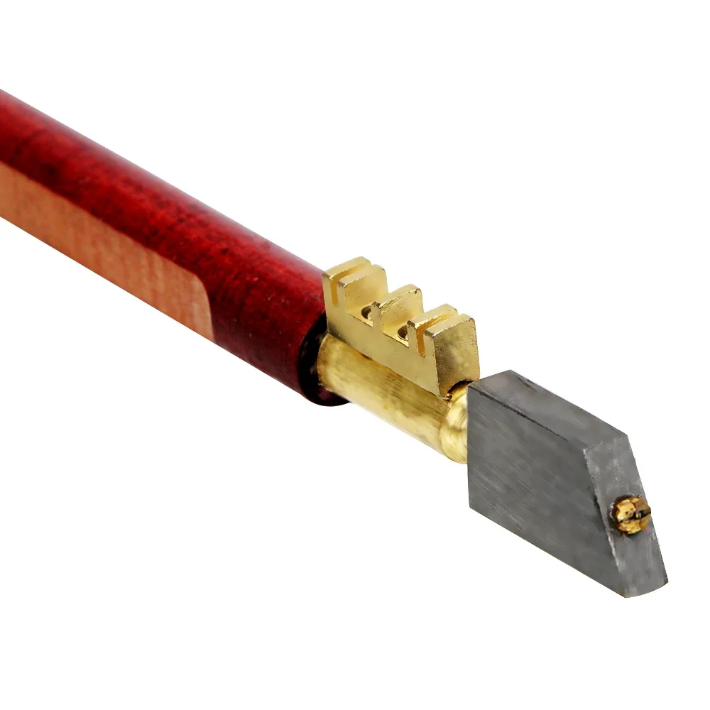 المحمولة واحدة الماس الزجاج القاطع سكين حاد سبائك الصلب DIY بها بنفسك بلاط مرآة إصلاح أدوات القطع الزجاج الماس أداة القطع 17 مللي متر #4