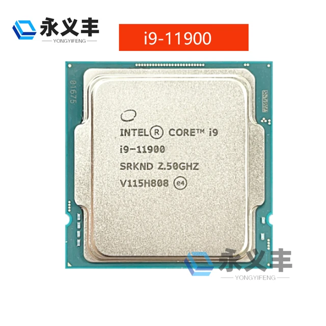 Intel Core i9-11900 i9 11900 i911900 11900 SRKNJ 2.5GHz 8Core 16Thread 16MB  65W LGA1200 CPU processor - AliExpress