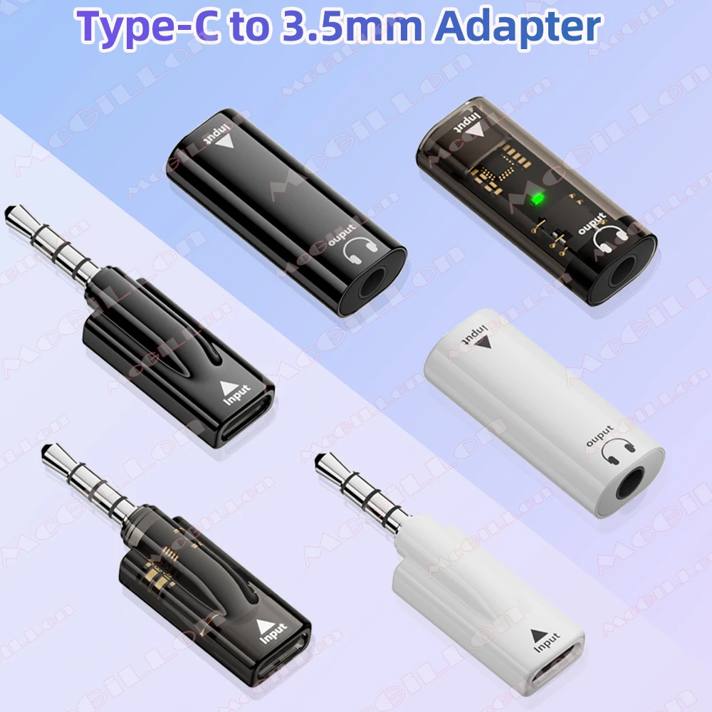 

Type-C Female To DC 3.5mm Plug Male & Female Headphone To Connect Cable Adapter CD Player Audio Car Aux For iPhone 16 15 Samsung