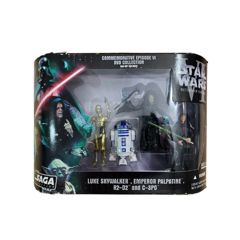 Damaged Boxed Star Wars Commemorative DVD Saga Episode Clone War Collection 3.75" Action Figure view 3