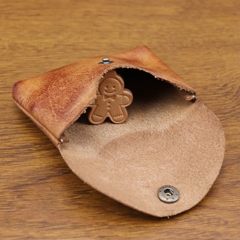 اليدوية الخضار المدبوغة حامل بطاقة جلدية محفظة نسائية للعملات المعدنية العملي المفاجئة إغلاق الرجال المحفظة المدمجة لعملات البطاقات اليومية