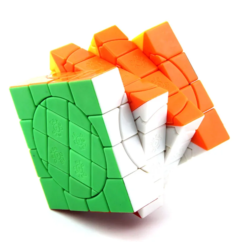 Mf8 Dayan Speed 4x4 Cube Magic Within Magic Cube Solid Color Stickerless  Large Circle High Difficulty Alien Puzzle Collection