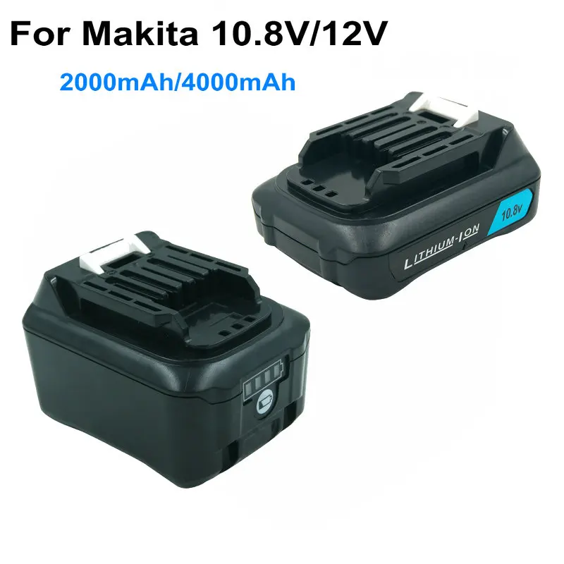 BL1020 BL1040 12V 10.8V 2000mAh/4000mAh Li-ion Power Tools Rechargeable Battery for Makita BL1016 BL1015 BL1041 BL1021 DF331D