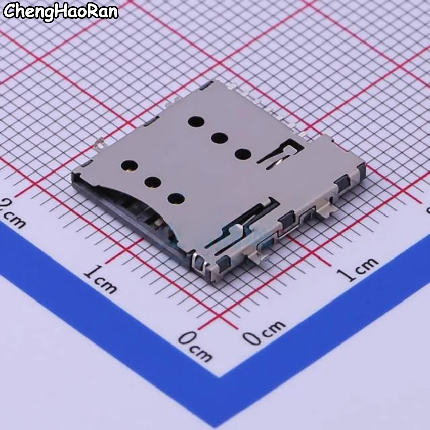 Złącze karty Micro SIM SMO-002F-T7 Oryginalne 1 szt. Gniazdo Patch Samonawiercające gniazdo karty SIM 7 P