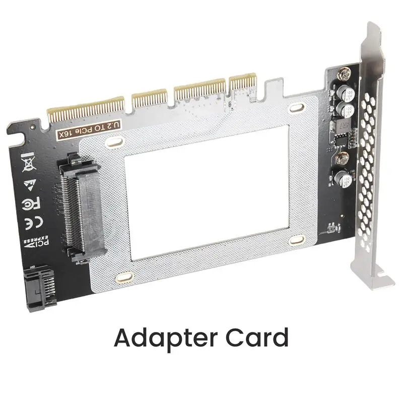 

Карта расширения U2X16 PCIE3.0 X4X16-U.2, многофункциональная карта расширения SFF8639, поддерживает SSD-накопители U.2