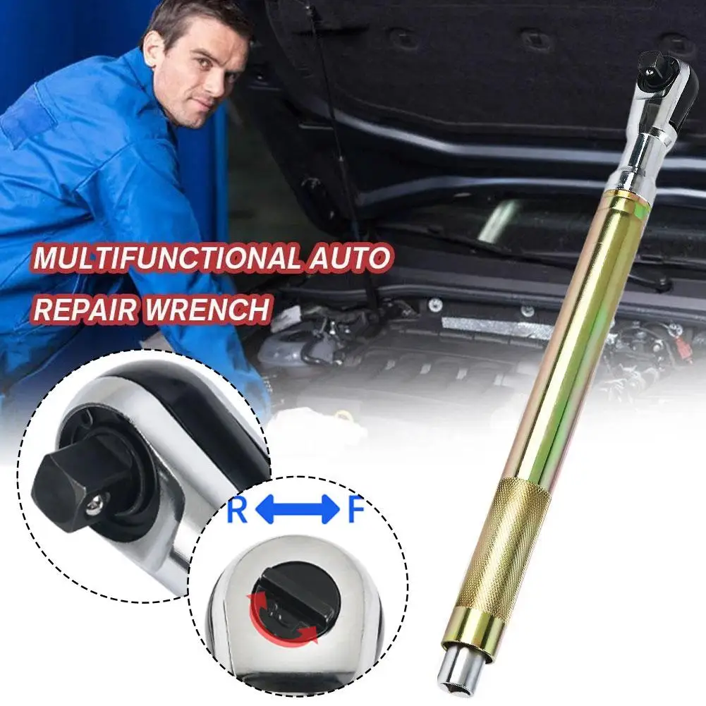

Extension Wrench 1/2-inch Fixing Connectors Hand-automatic Auto Extender Repair Tool Multifunctional Wrench C1Y0