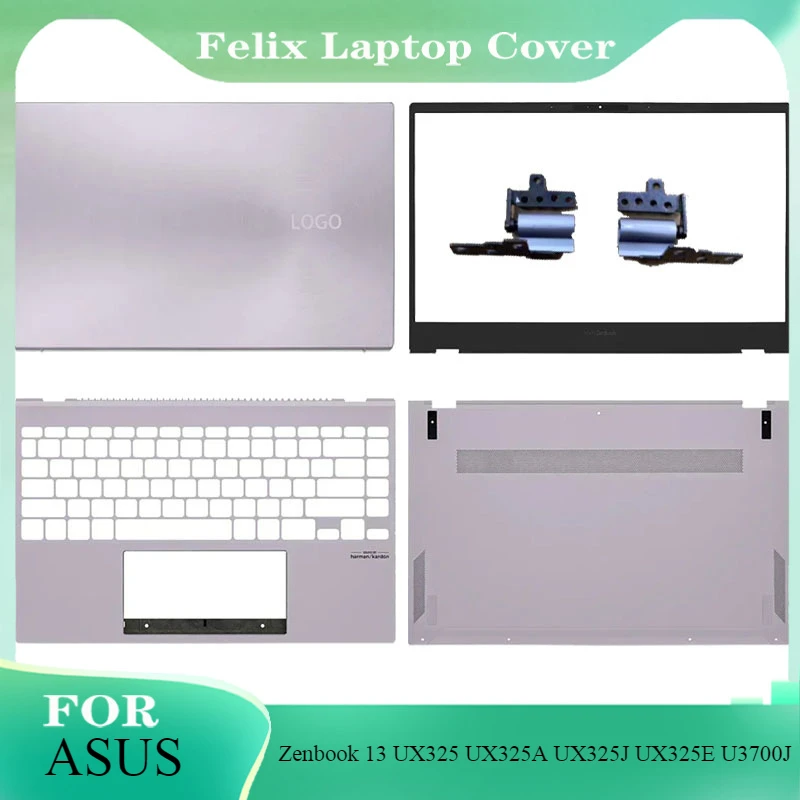 For Zenbook 13 UX325E U3700J UX325 UX325A UX325J  Laptop LCD Rear Cover/Front Frame/Palm Pad/Bottom Cover/hinge