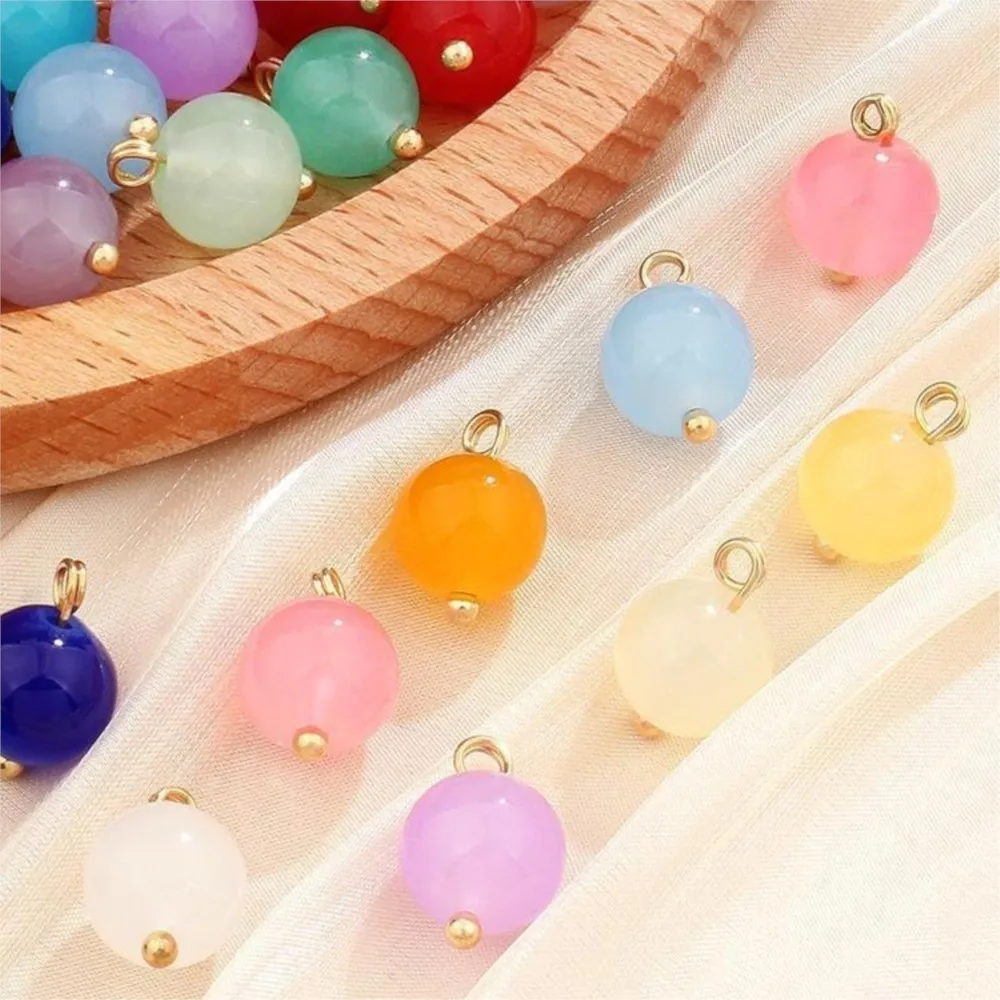 20 قطعة/الوحدة الزجاج كريستال سحر الخرزة المعلقات موصل DIY بها بنفسك القرط سوار قلادة صنع المجوهرات الاكسسوارات اليدوية