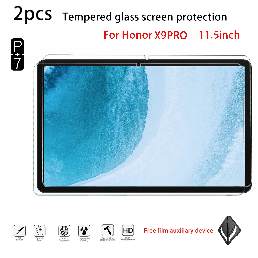 2PCS Tempered Glass Screen Protector for Honor Pad X10pro X9pro X9a X8pro 11.5 X8a 11 X8/X8lite 10.1 Tablet Accessories Film