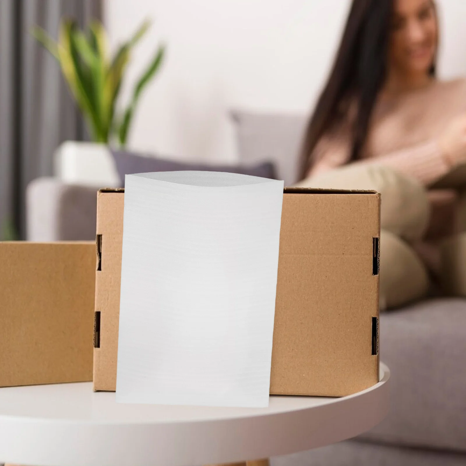 100 قطعة من مادة رغوة التعبئة والتغليف الرغوية شديدة التحمل للأطباق والأكواب والأطباق ووسادة حماية الزجاج للشحن و #6