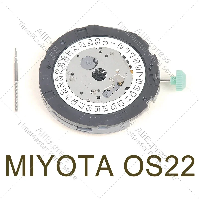 Japan MIYOTA OS22 caliber six hands 6.9.12 small seconds quartz movement watch repair movement replacement parts