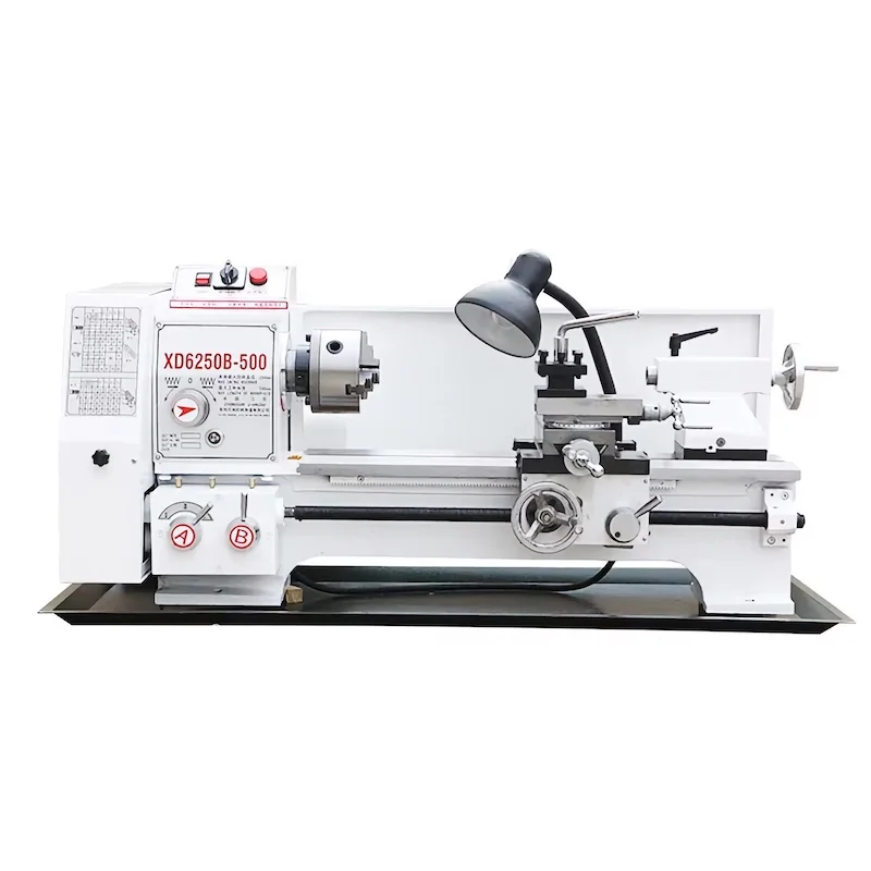 

Upgraded Version Metal Lathe 750W Precision Bench Top Mini Metal Milling Lathe Variable Speed 250-1500 RPM Nylon Gear with A