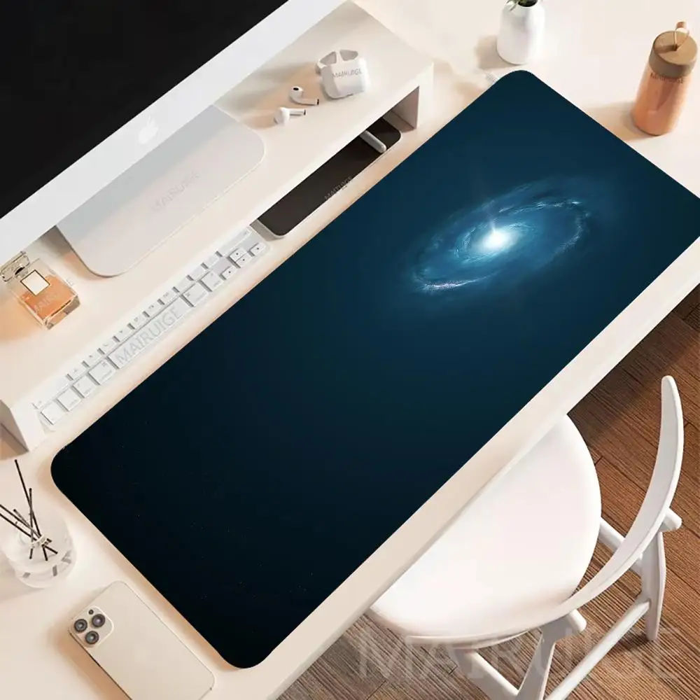 Blue Nebula Mouse Pad Large Gaming Mousepads Mousepad XXL Non-slip Laptop Tablet Mat Mini Nootbook Game Rug PC Playmat