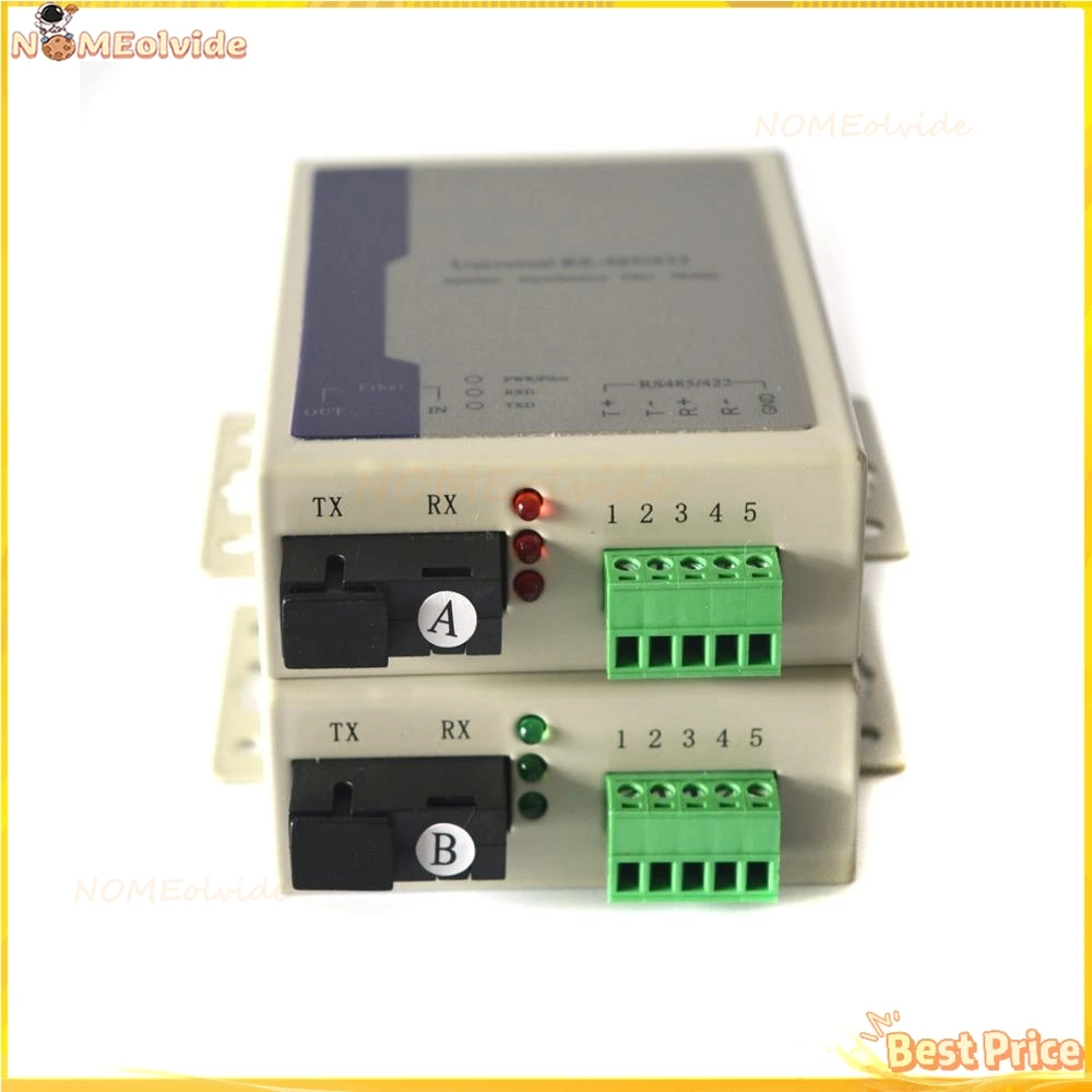 

RS485 Data Extender RS485 to Fiber Optic 20Km Optical Transmitter and Receiver for Access control system High Quality